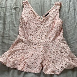Forever 21 pink peplum